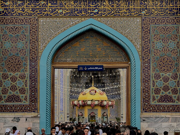 جلوه‌هایی زیبا از حرم مطهر رضوی در سالروز میلاد امام رئوف