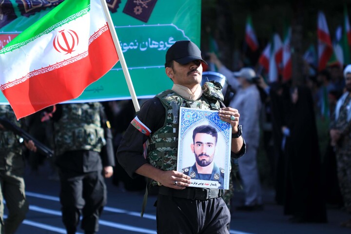 تصاویر| حضور روحانیون و طلاب در رزمایش جانفدا ایران در بیرجند