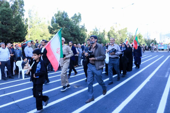 تصاویر| حضور روحانیون و طلاب در رزمایش جانفدا ایران در بیرجند