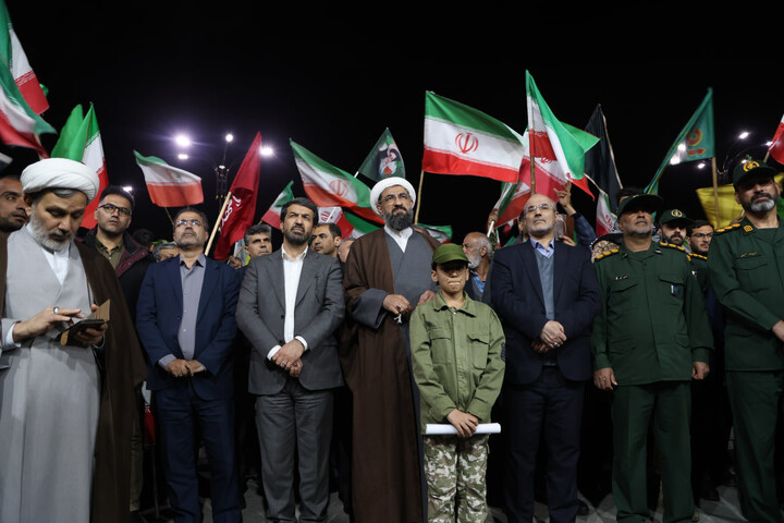 تصاویر /  نمایش عظیم اقتدار ملی و رزمایش سراسری جان‌فدا برای ایران امام رضایی در همدان