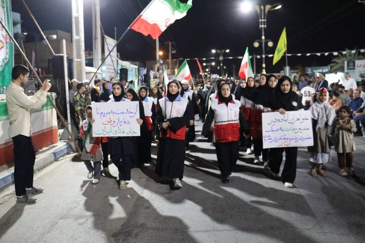 تصاویر/ رزمایش ایران جان فدا در دیّر
