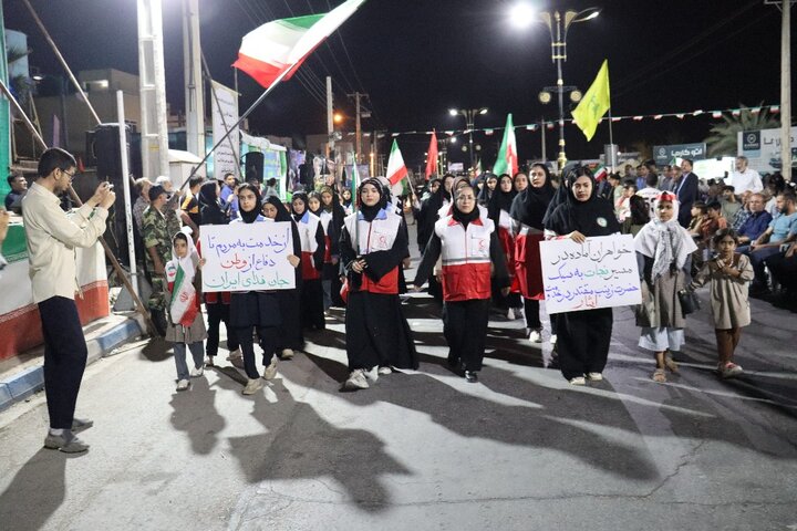 تصاویر/ رزمایش ایران جان فدا در دیّر