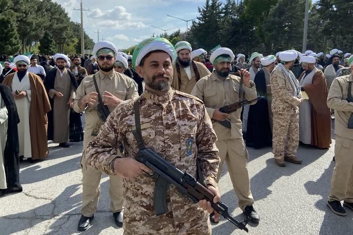 تصاویر/ حضور پرشور روحانیون کرمانشاه در رزمایش بزرگ «جانفدا»