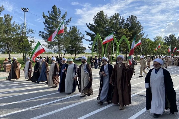 تصاویر/ حضور پرشور روحانیون کرمانشاه در رزمایش بزرگ «جانفدا»