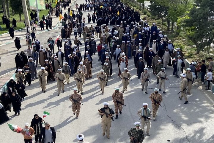 تصاویر/ حضور پرشور روحانیون کرمانشاه در رزمایش بزرگ «جانفدا»