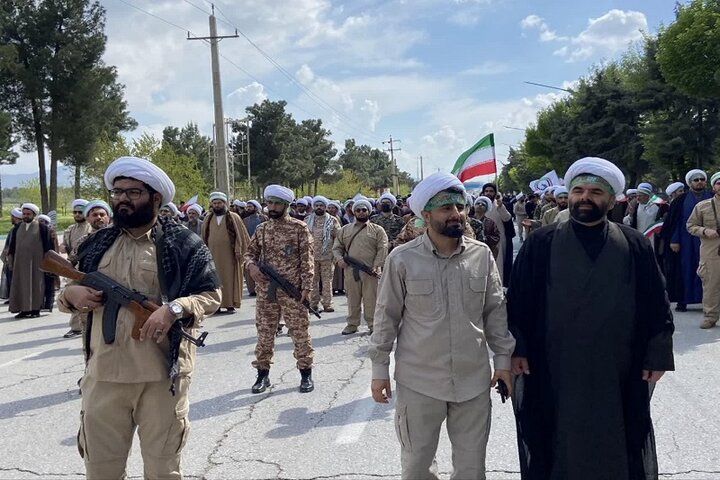 تصاویر/ حضور پرشور روحانیون کرمانشاه در رزمایش بزرگ «جانفدا»
