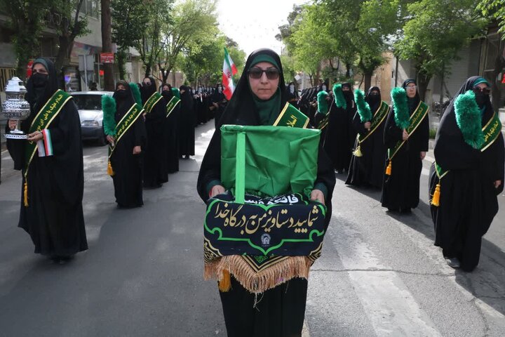 تصاویر/ نمایش قدرت و آمادگی رزمی جان‌فدایان امام رضا (ع) در دلیجان