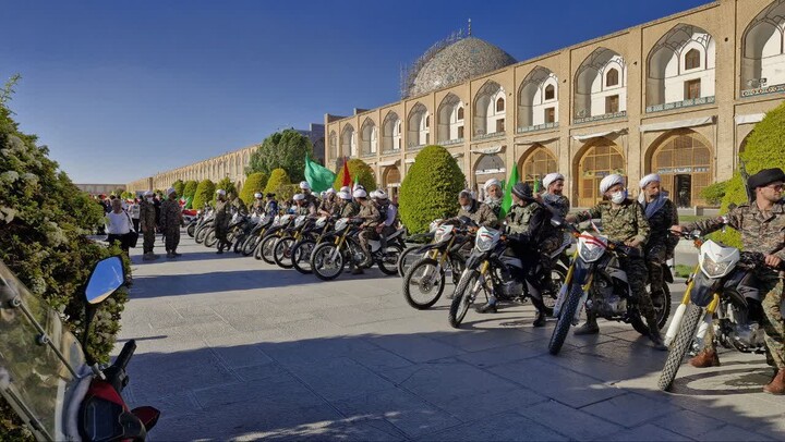 تصاویر| حضور روحانیون اصفهان در رزمایش «جان فدا»؛ تجدید پیمان با آرمان‌های انقلاب