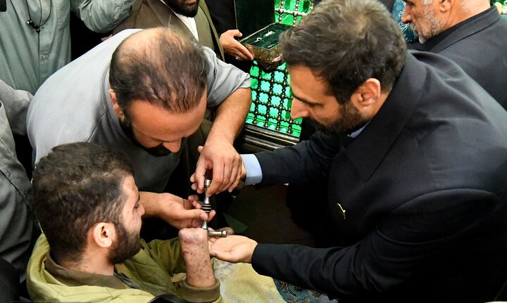 تصاویر/ مراسم معنوی غبارروبی مضجع مطهر حضرت عبدالعظیم(ع)