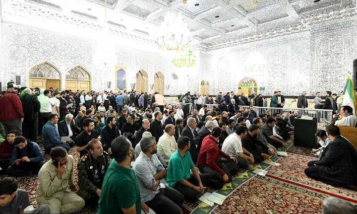 تصاویر/ مراسم معنوی غبارروبی مضجع مطهر حضرت عبدالعظیم(ع)