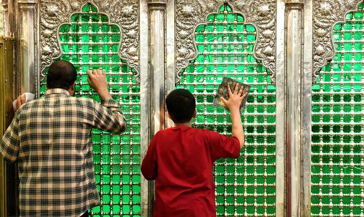 تصاویر/ مراسم معنوی غبارروبی مضجع مطهر حضرت عبدالعظیم(ع)
