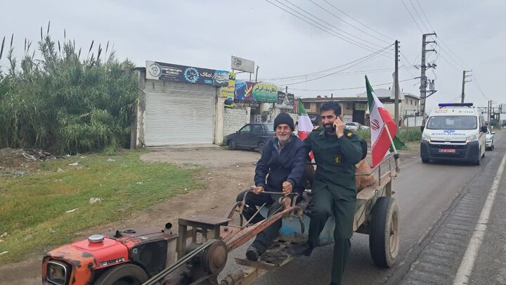 تصاویر/ رژه تیلرسواران روستای «کتی سر» بخش لاله آباد