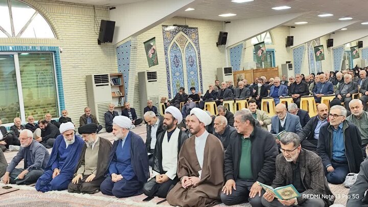 تصاویر/ مراسم چهلمین روز شهادت پاسدار شهید ابوذر محمدی در تنکابن