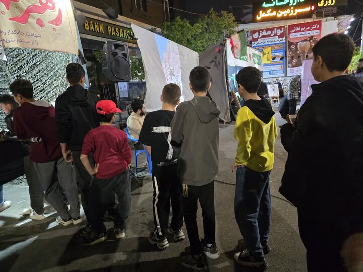 تصاویر/ برپایی موکب بسیج الغدیر حوزه علمیه روحیه بابل