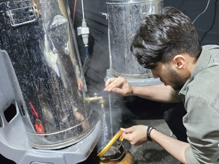 تصاویر/ برپایی موکب بسیج الغدیر حوزه علمیه روحیه بابل