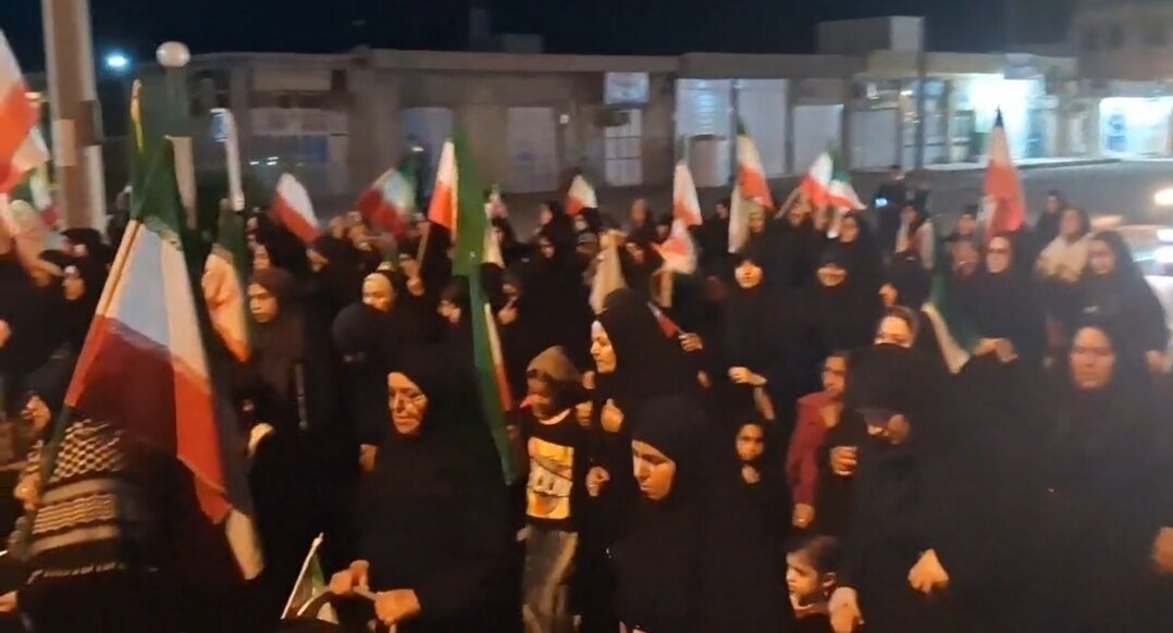 فیلم| راهپبمایی جان‌فدایان ایران امام رضایی در آبدان
