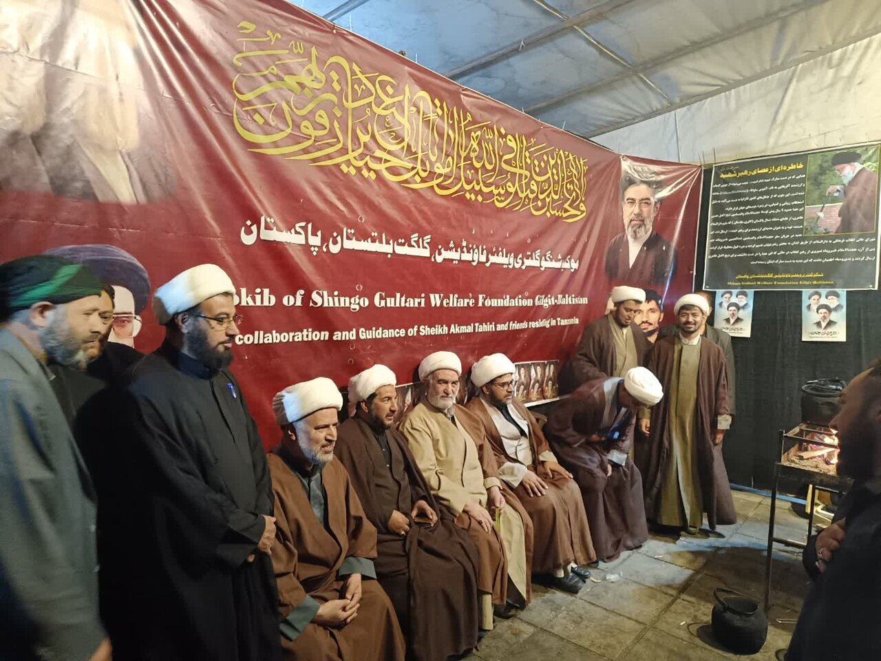 برپایی موکبهای طلاب پاکستانی در نقاط مختلف قم مقدسه