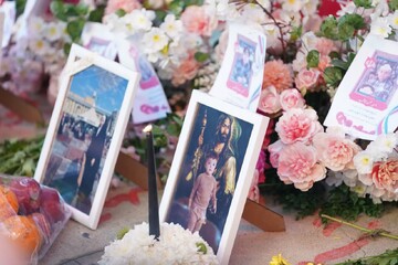 تصاویر/ مراسم بزرگداشت شهیده سمیرا اسدزاده از شهدای جنگ رمضان