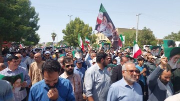 فیلم| راهپیمایی بوشهری‌ها به مناسبت روز ملی خلیج فارس