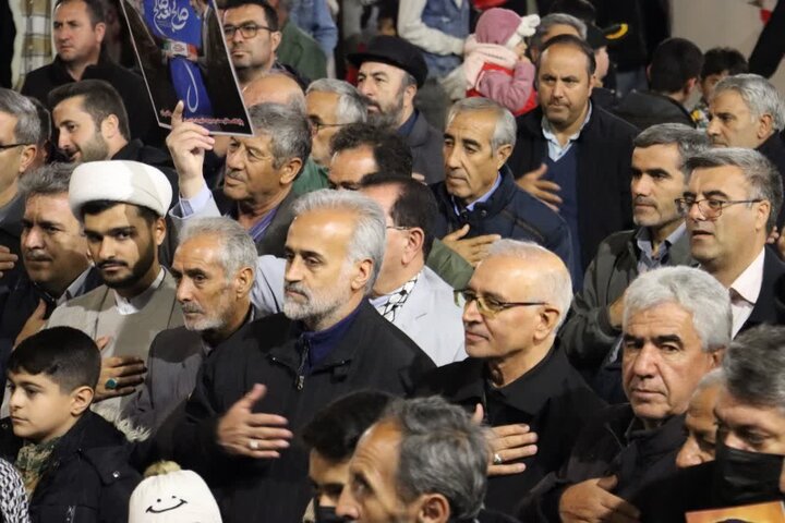 تصاویر/ محکومیت قاطع اقدامات تروریستی آمریکا و رژیم صهیونیستی؛ محور شصت و یکمین تجمع حمایتی مردم شهرستان چالدران