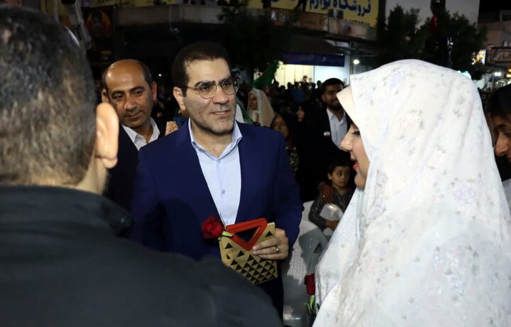 تصاویر/ جشن ازدواج ۲۰ زوج خورموجی