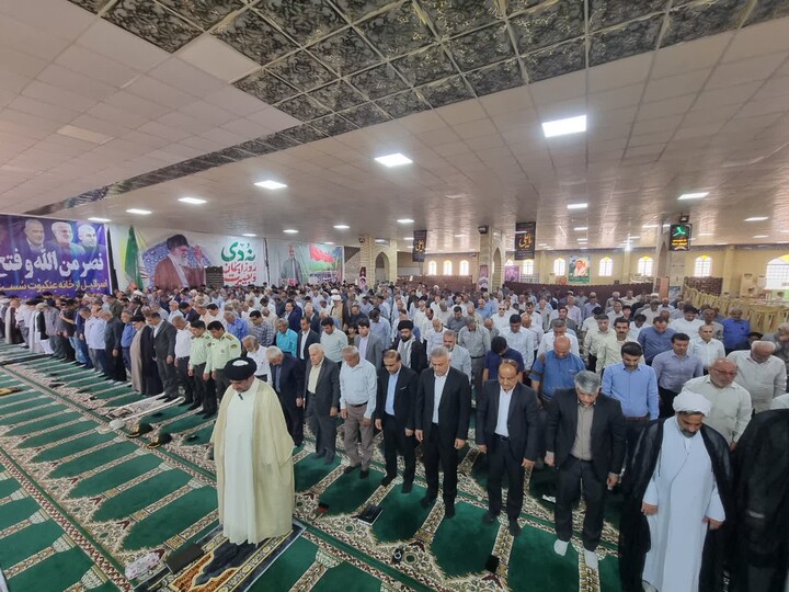 نماز جمعه گناوه به روایت تصویر