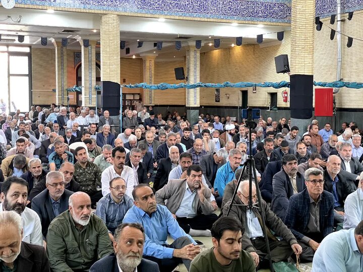 تصاویر/ نماز عبادی سیاسی جمعه در ملارد