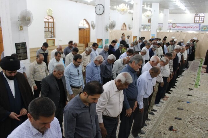 نماز جمعه بندرریگ به روایت تصویر