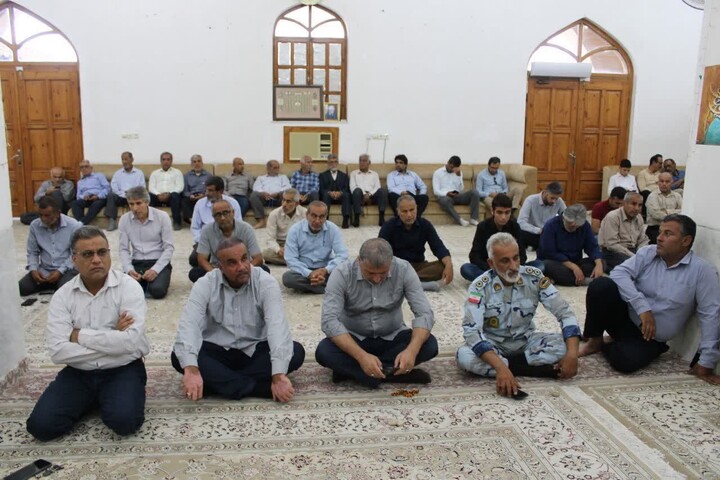 نماز جمعه بندرریگ به روایت تصویر