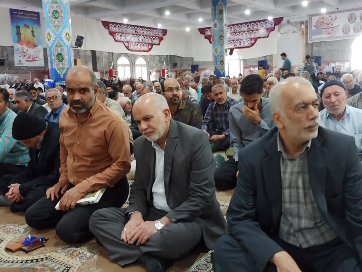 تصاویر؛نماز عبادی سیاسی جمعه کاشان