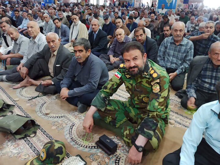 تصاویر؛نماز عبادی سیاسی جمعه کاشان