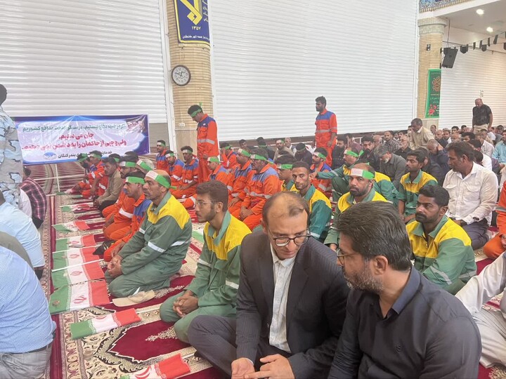 نماز جمعه کنگان به روایت تصویر