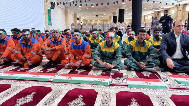 نماز جمعه کنگان به روایت تصویر