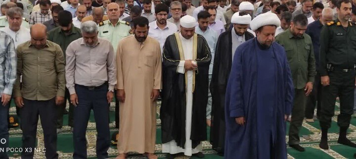 نماز جمعه جم به روایت تصویر