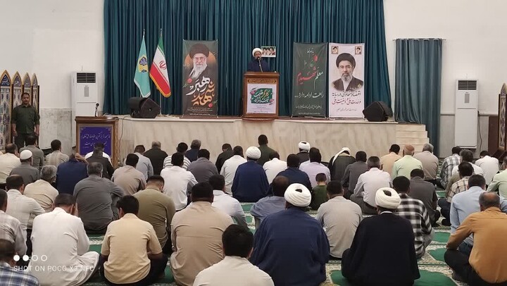 نماز جمعه جم به روایت تصویر