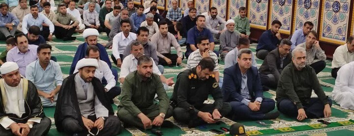 نماز جمعه جم به روایت تصویر