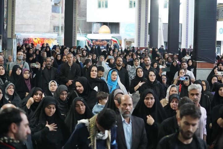 تصاویر/ مراسم بزرگداشت شهیده سمیرا اسدزاده از شهدای جنگ رمضان