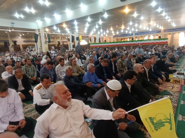 تصاویر/ آیین عبادی سیاسی نمازجمعه امروز شهر بوشهر
