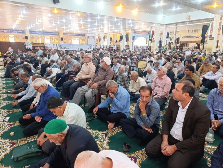 تصاویر/ آیین عبادی سیاسی نمازجمعه امروز شهر بوشهر