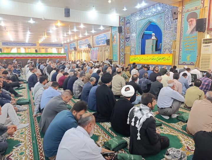 تصاویر/ آیین عبادی سیاسی نمازجمعه امروز شهر بوشهر