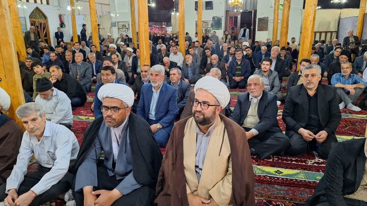 تصاویر/ اقامه نمازجمعه شهر عجب شیر
