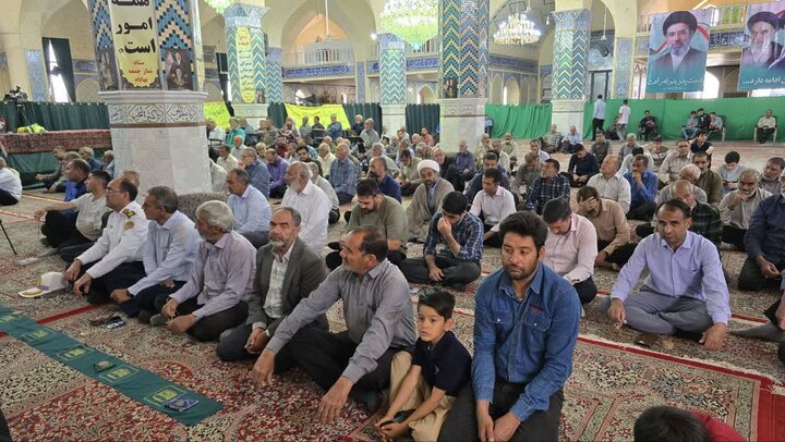 تصاویر/ نماز جمعه این هفته شهرستان بهاباد