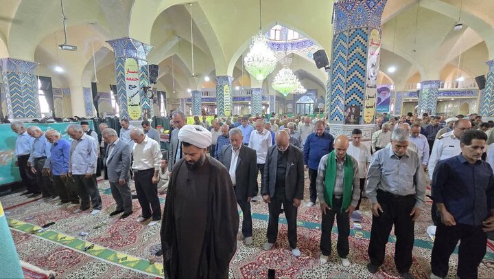 تصاویر/ نماز جمعه این هفته شهرستان بهاباد