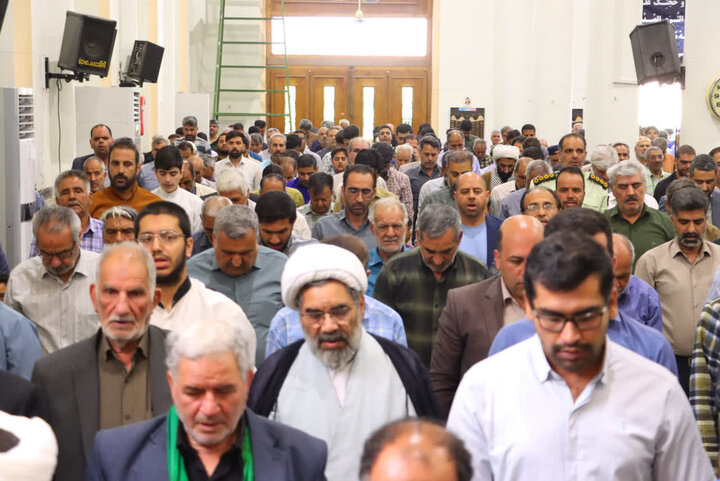 تصاویر/ نماز عبادی سیاسی جمعه شهرستان بافق