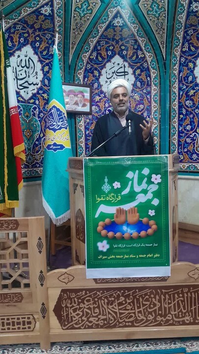 نماز جمعه سیراف به روایت تصویر