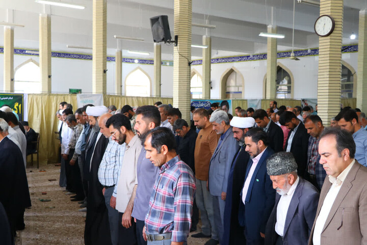تصاویر| مراسم عبادی سیاسی نماز جمعه قاین