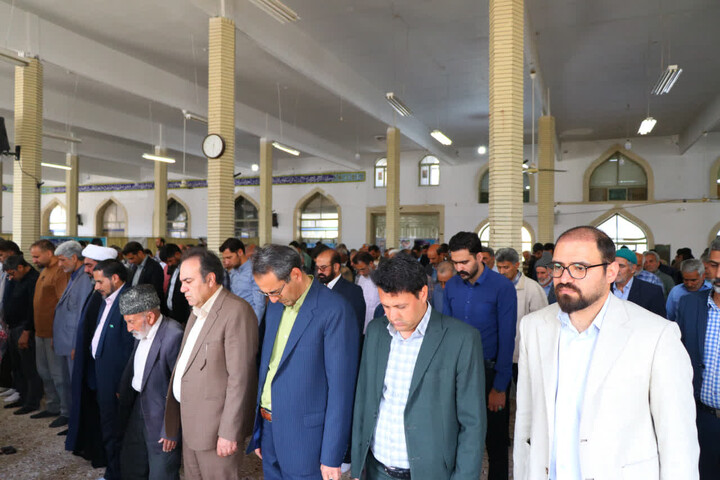 تصاویر| مراسم عبادی سیاسی نماز جمعه قاین