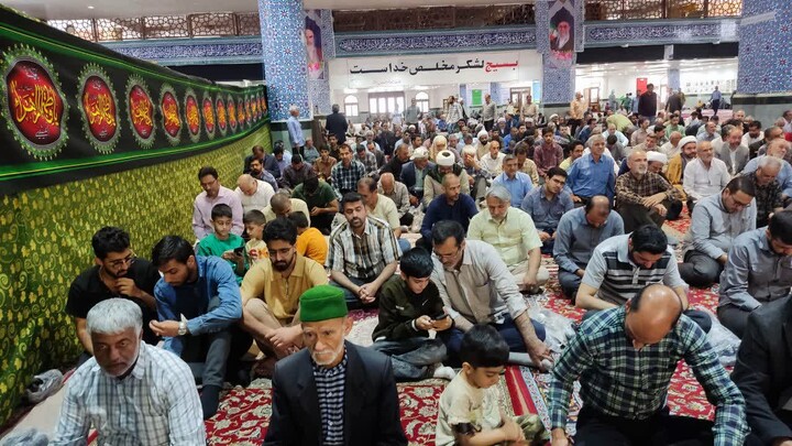 تصاویر| نماز جمعه عبادی سیاسی بیرجند