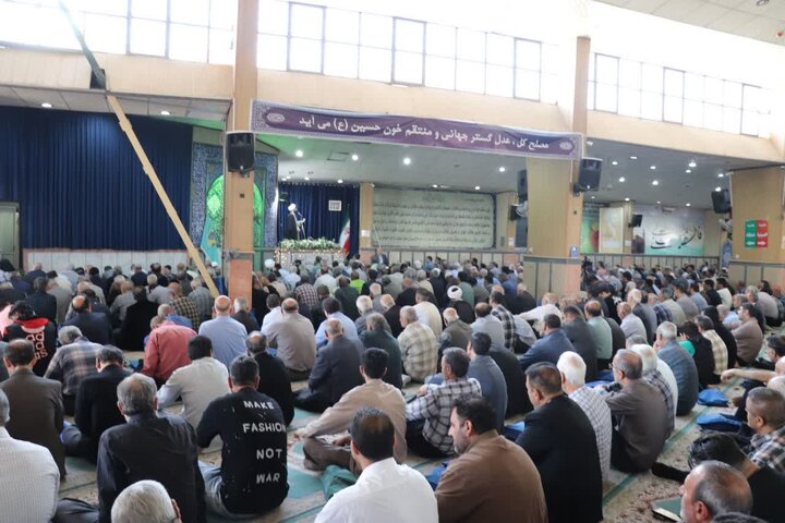 تصاویر/ اقامه پرشکوه نماز جمعه چهار دانگه به امامت حجت الاسلام و المسلمین سنجری و با حضور پرشکوه مردم خداجوی
