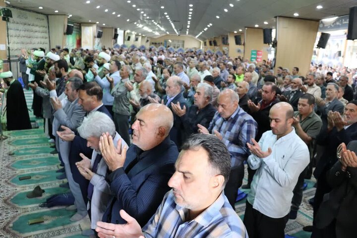 تصاویر/ اقامه پرشکوه نماز جمعه چهار دانگه به امامت حجت الاسلام و المسلمین سنجری و با حضور پرشکوه مردم خداجوی